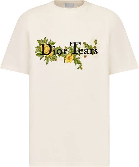 Dior tears t shirt white